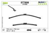 VF898 KIT SPAZZOLE TERGI SILENCIO FLAT BLADE (MM 750+750)